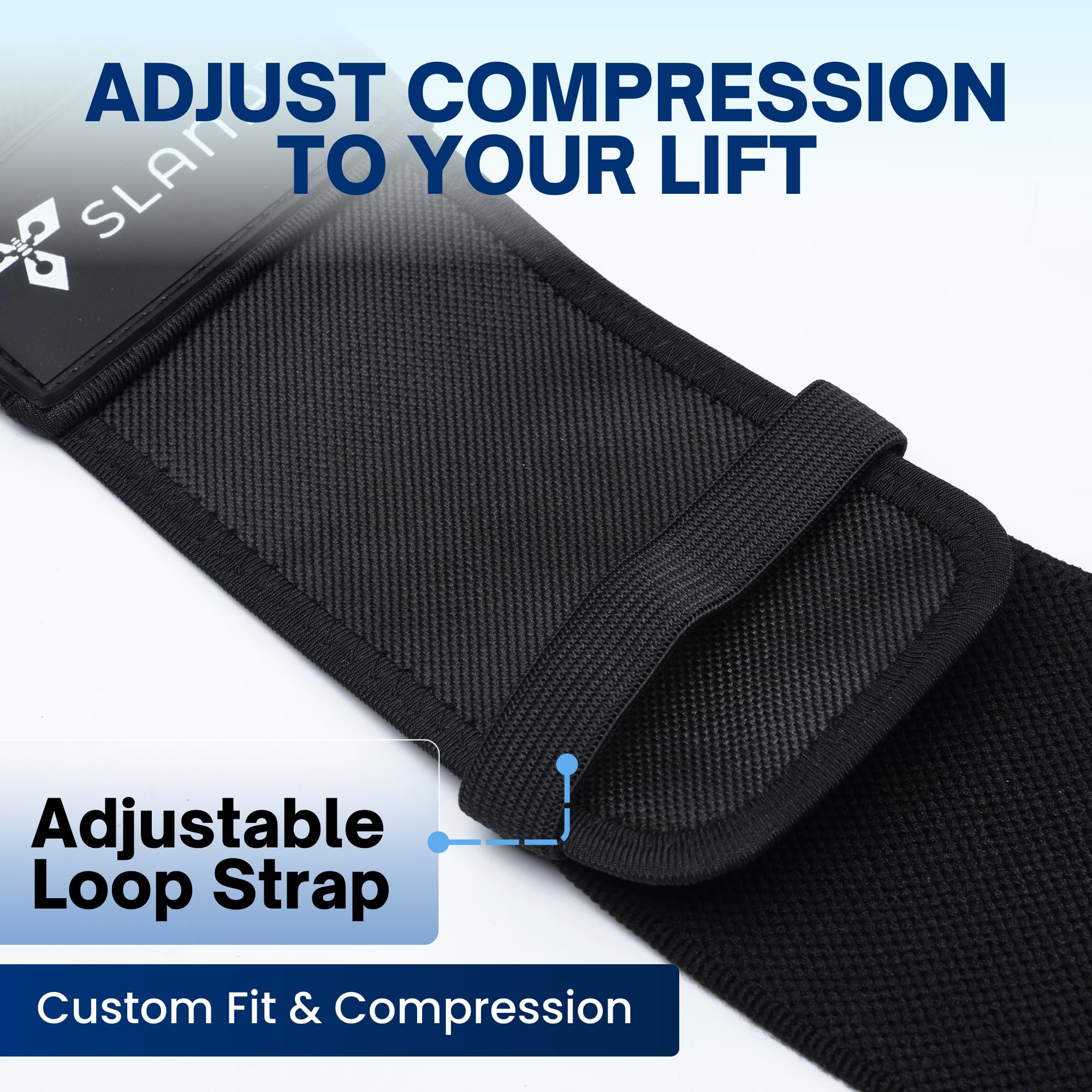SLANA Elbow Wraps for Weightlifting – 40” Long Adjustable Compression - Elbow Sleeves Weightlifting Men with Hook-and-Loop Closure – Support for Heavy Pressing, Strength Training & Lifting Stability