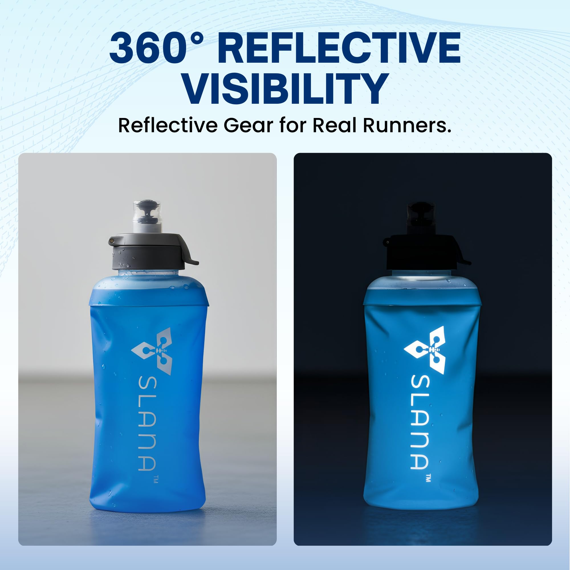 SLANA Handheld Running Water Bottle