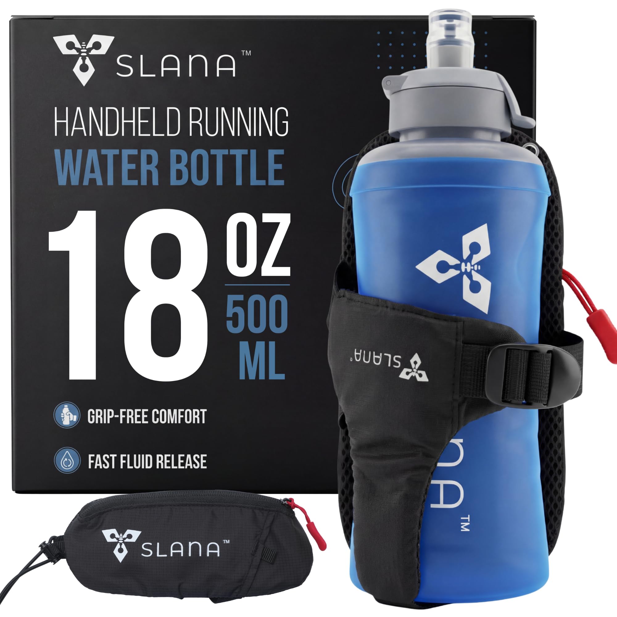 SLANA Handheld Running Water Bottle