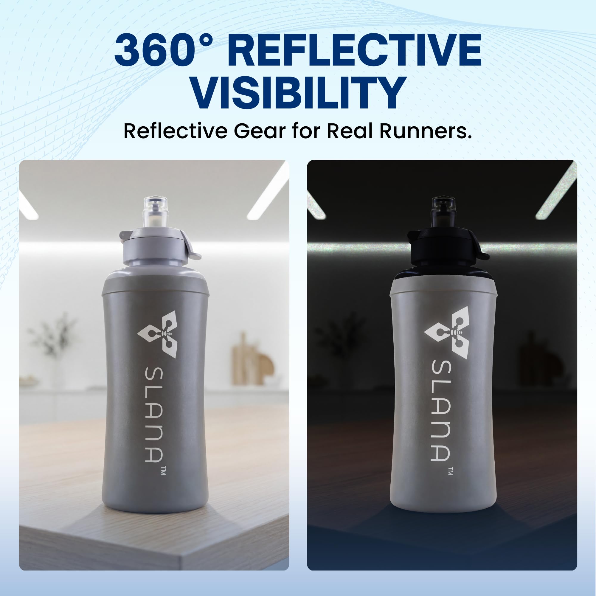SLANA Handheld Running Water Bottle